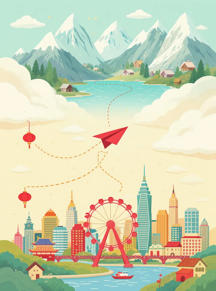 Illustration — de Tianjin aux montagnes de Haute-Savoie